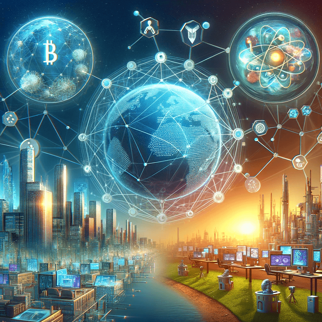 Explore how blockchain revolutionizes infrastructure, social media, and science, creating a more connected, transparent, and efficient future.